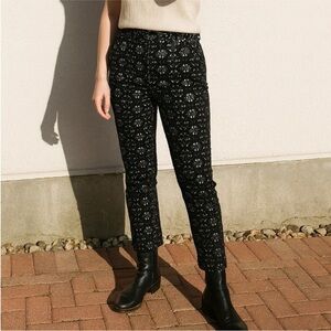 Maje Eclaireur Metallic Textured Dress Pants Trouser